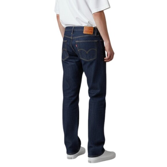 Levis 501 Original Fit Jeans Men's Size 36X36 Dark Rinse Stretch Denim NWT - Picture 1 of 13